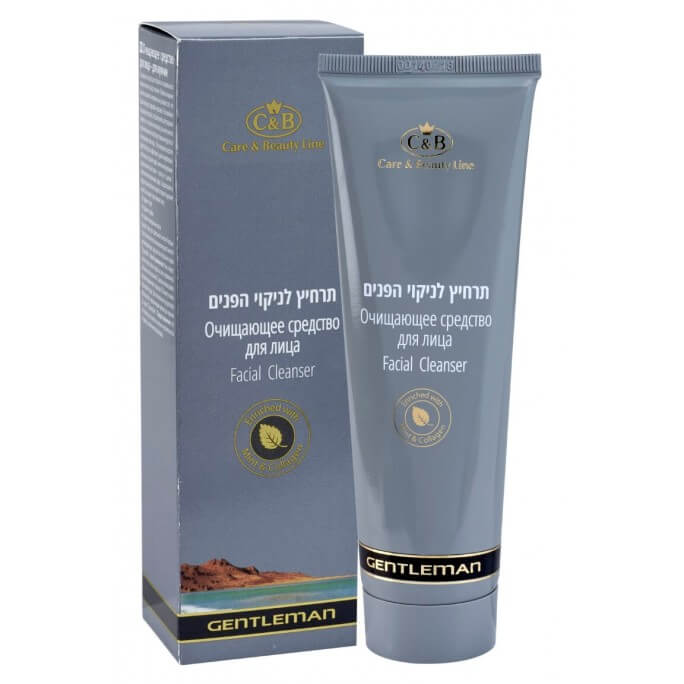 תרחיץ לניקוי פנים לגבר לעור שמן